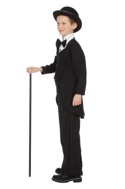 Charlie Uit De Stomme Film Kind Jongen Kostuum -Muziek & Popsterren Winkel 3463 002