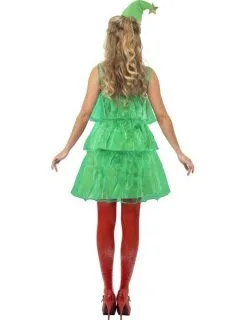 Kerstboom Jurk Vrouw -Muziek & Popsterren Winkel 73814c 18