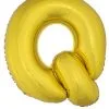 Letterballon Q Goud