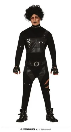 Verstrooide Punkrocker Eddy Man Kostuum