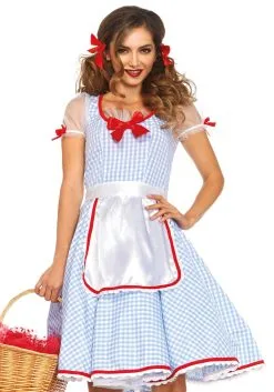 Amerikaanse Schattige Dorothy Van Oz Vrouw Kostuum -Muziek & Popsterren Winkel leg85509 059 c 24