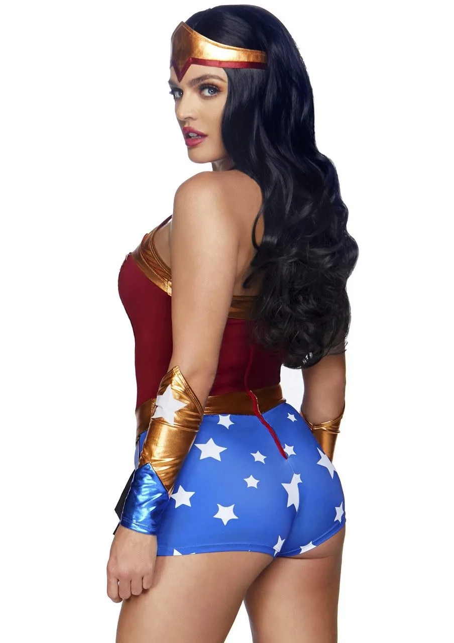 Super Sexy Held Wonder Woman Vrouw Kostuum 2 Super Sexy Held Wonder Woman Vrouw Kostuum - Afbeelding 2