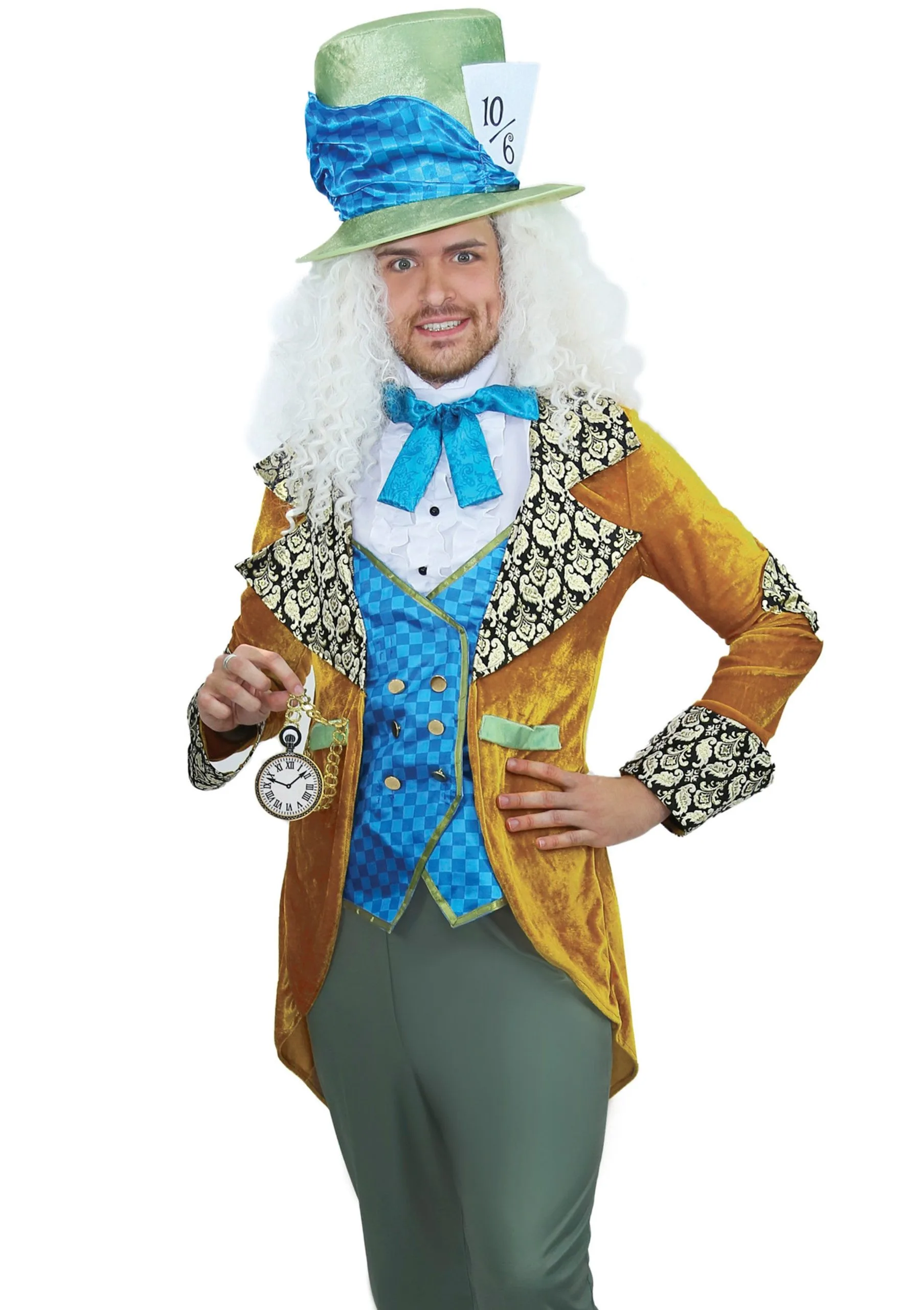 Krankzinnig Knotsgek Mad Hatter Man Kostuum 1 Krankzinnig Knotsgek Mad Hatter Man Kostuum