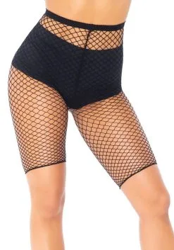 Zwarte Visnet 80s Shorts Rockstar -Muziek & Popsterren Winkel leg 2020 8882 001 3 13