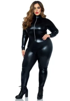 Sexy Kittige Kattenvrouw Plus Size Kostuum -Muziek & Popsterren Winkel leg 2021 85047x 001 3 7