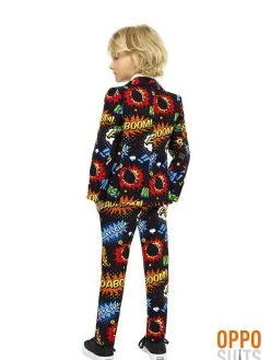 Comic Badaboom Opposuit Jongen Kostuum -Muziek & Popsterren Winkel osbo 0003 5 10