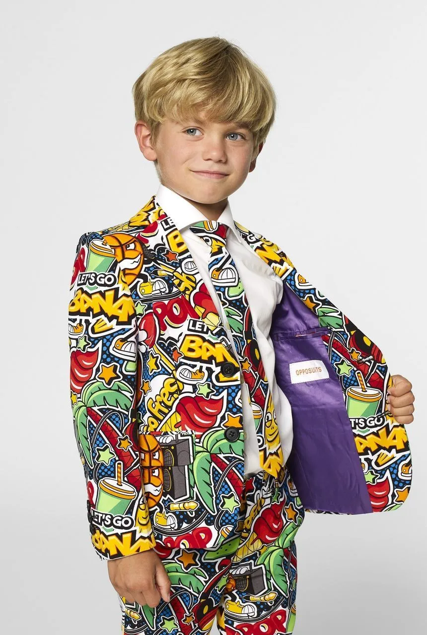 Hippe Street Wise Stijl Jongen Kostuum 3 Hippe Street Wise Stijl Jongen Kostuum - Afbeelding 3