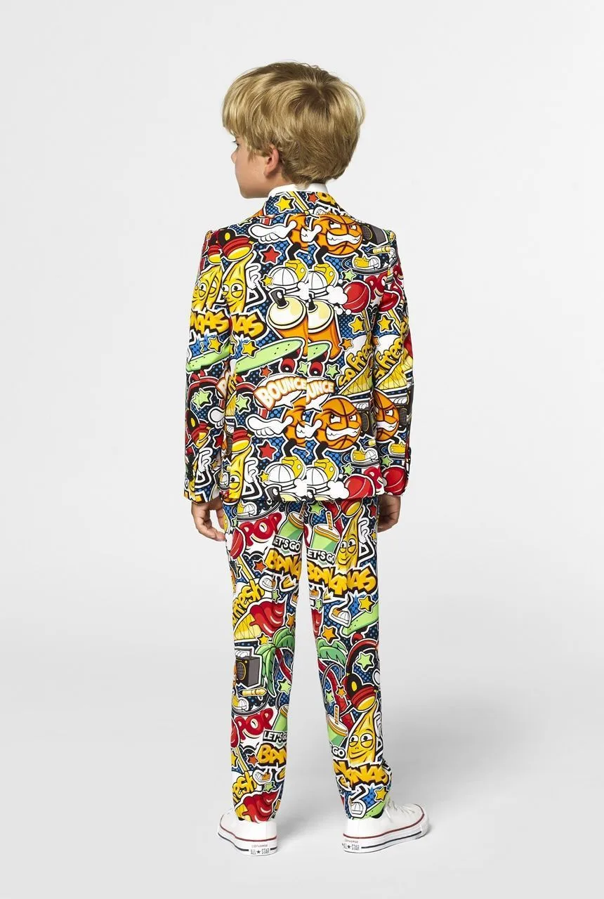 Hippe Street Wise Stijl Jongen Kostuum 4 Hippe Street Wise Stijl Jongen Kostuum - Afbeelding 4