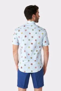 Super Mario Icons Level Up Blouse Man -Muziek & Popsterren Winkel osss 1007 3 11