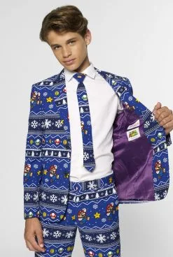 Playfull Merry Mario Opposuit Jongen Kostuum -Muziek & Popsterren Winkel ostb 0020 3 11