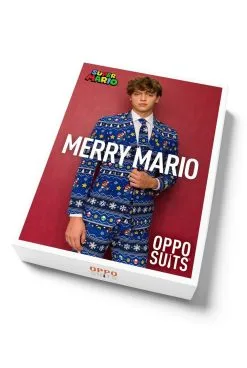 Merry Mario Kerst Computerspel Man Kostuum -Muziek & Popsterren Winkel osui 0096 2 13