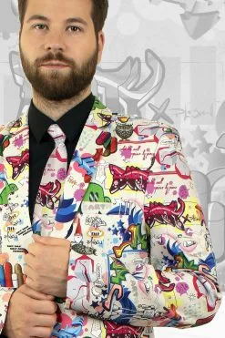 Graffiti Artiest 3delig Man Kostuum -Muziek & Popsterren Winkel pxp 2021 08461 3 6