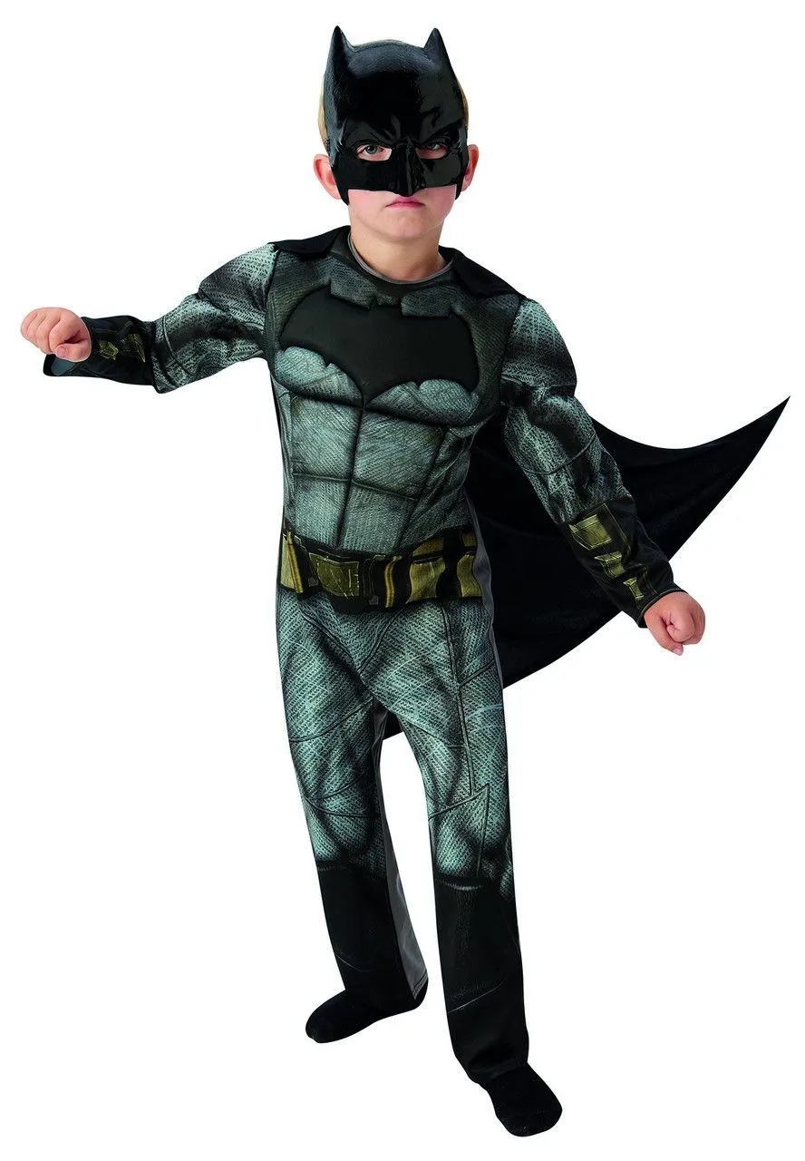 Megagespierde Batman Justice League Deluxe Kind Jongen Kostuum 1 Megagespierde Batman Justice League Deluxe Kind Jongen Kostuum