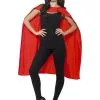 Rode Cape En Oogmasker Superheld Kostuum