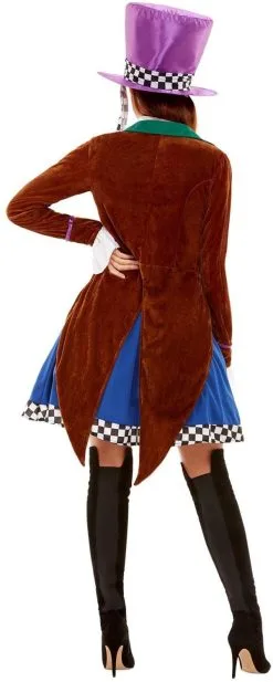 Zo Gek Als Een Mad Hatter Vrouw Kostuum 5 Zo Gek Als Een Mad Hatter Vrouw Kostuum -Muziek & Popsterren Winkel smf2019 47784 3 25