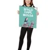 Reclame Bord Boek Roald Dahl Matilda Kind Kostuum