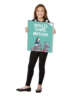 Reclame Bord Boek Roald Dahl Matilda Kind Kostuum