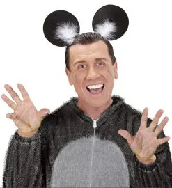 Ms Mouse Hoofdband Muis Met Marabou -Muziek & Popsterren Winkel wdm1014 01121 c 1