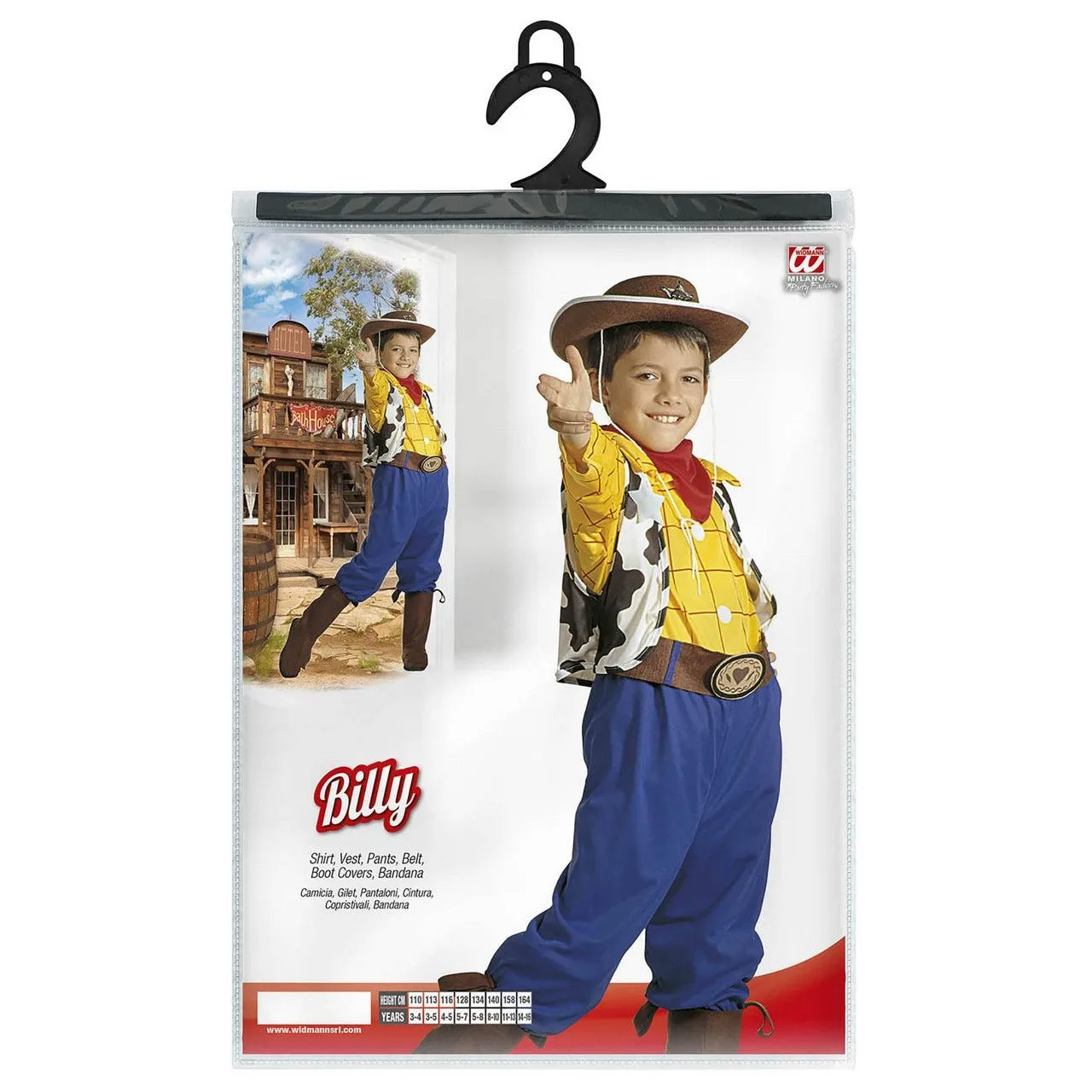 Billy Boy Toy Story Kostuum Jongen 2 Billy Boy Toy Story Kostuum Jongen - Afbeelding 2