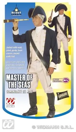Kapitein Der 7 Zeeen Admiraal Kostuum Man -Muziek & Popsterren Winkel wdm1014 5722 c 16