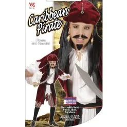 Carribean Piratenjongen Jack Sparrow Kostuum -Muziek & Popsterren Winkel wdm1014 5741 b 17