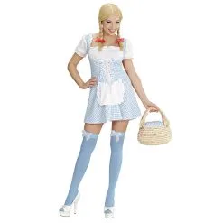 Miss Muffet Lichtblauw Kostuum Vrouw -Muziek & Popsterren Winkel wdm1014 8996 c 8