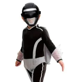 Power Ranger Robotmasker Kind, Zwart -Muziek & Popsterren Winkel wdm1516 04862 c 1