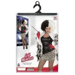 Cruella Boosaardige Minnares Vrouw Kostuum -Muziek & Popsterren Winkel wdm1617 9824 d 11