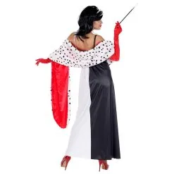 Cruella Met Dalmatier Cape Vrouw Kostuum -Muziek & Popsterren Winkel wdm 2018 7576 3 10