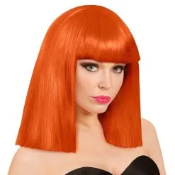 Pruik Showgirl Steil Haar Koper