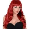 Pruik Bella Von Furie, Koperrood