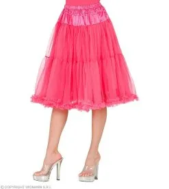 Knielange Tulle Rok Petticoat 65 Centimeter Roze Vrouw -Muziek & Popsterren Winkel wdm 2021 10357 3 2