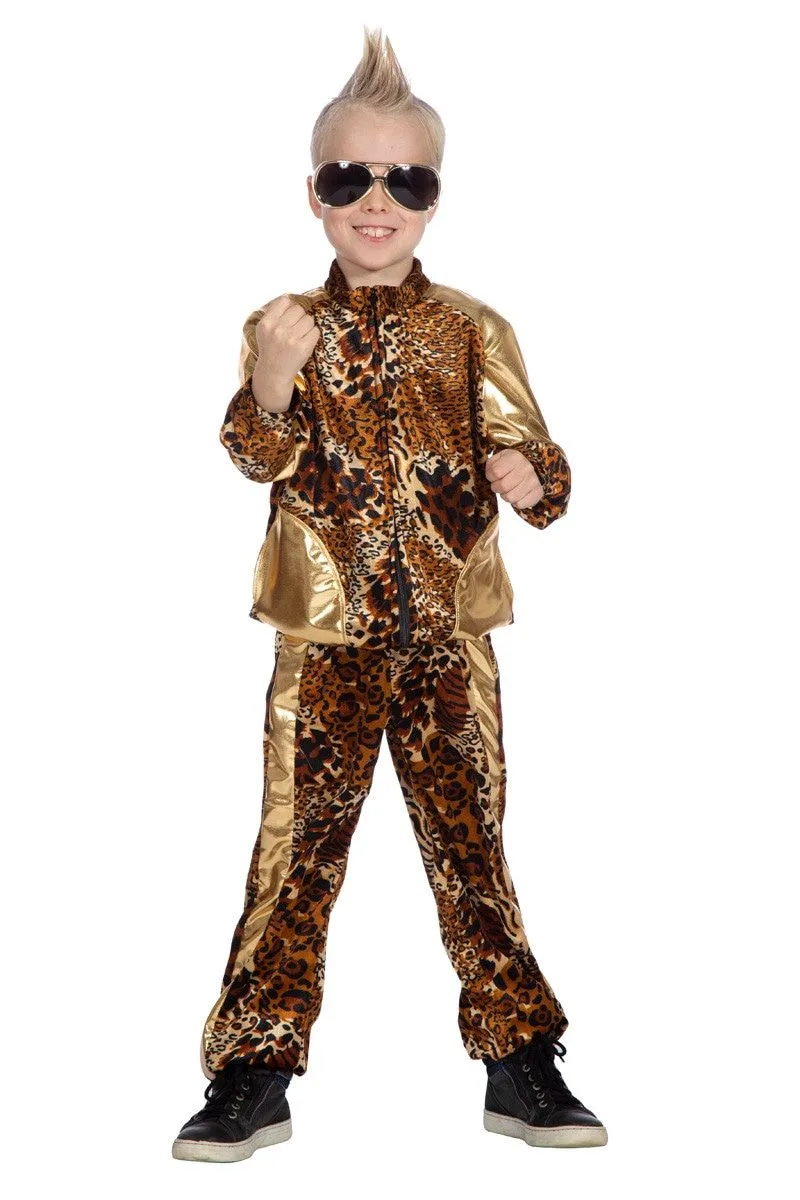 Camping Huispak Kitch Panter Kind Kostuum 2 Camping Huispak Kitch Panter Kind Kostuum - Afbeelding 2