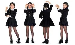Wednesday Addams Eerste Dag Op School Meisje Kostuum -Muziek & Popsterren Winkel wlb3937 4 1