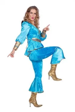 Mama Mia Anni Frid Jaren 70 Vrouw Kostuum -Muziek & Popsterren Winkel wlb 2022 4219 3 3
