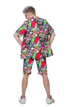 Komische Pop Art Summer Festival Man Kostuum -Muziek & Popsterren Winkel wlb 2022 5356 3 2